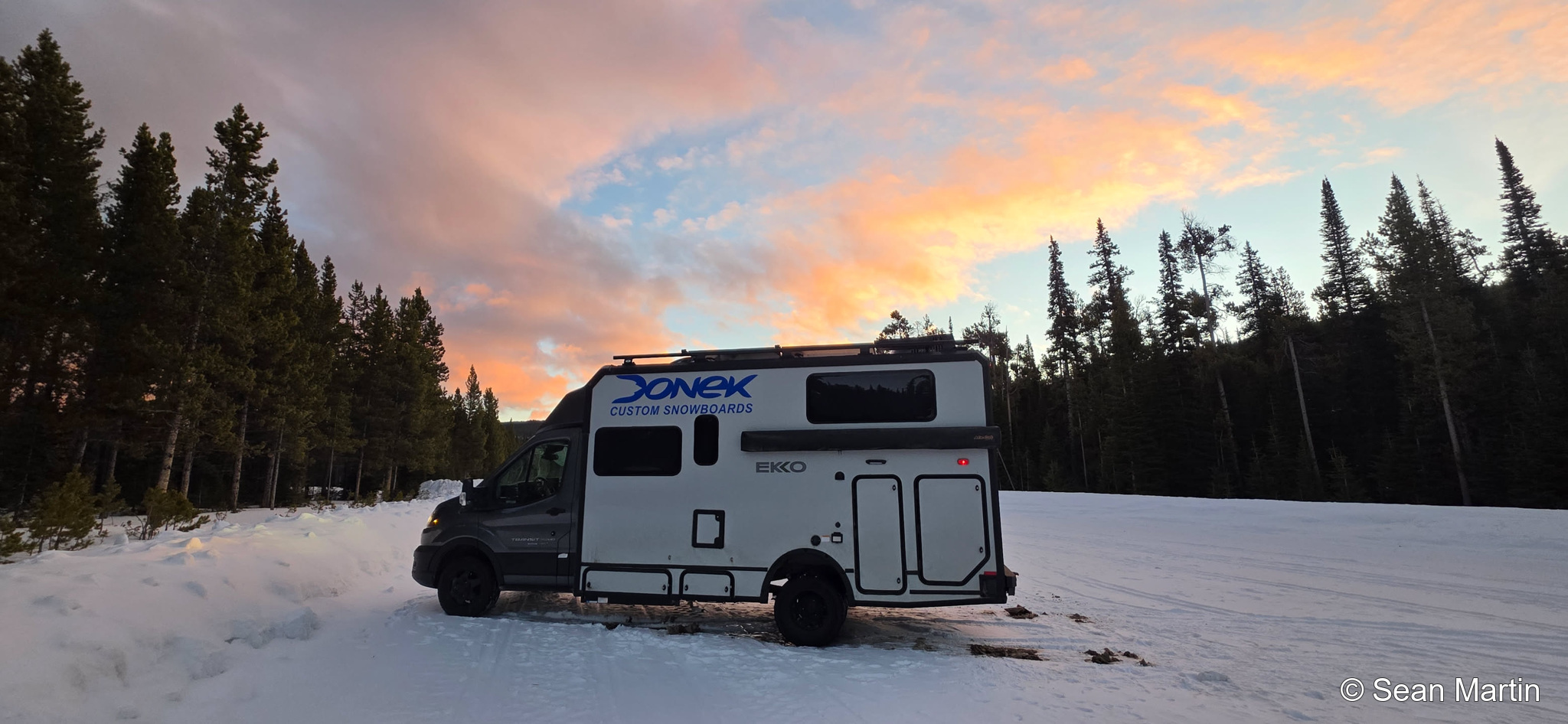 Winter parking near Showdown, Montana · January 2026